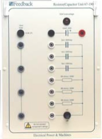 Resistor/ capacitor load unit
